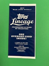 2011 TOPPS LINEAGE OVERSIZE GIANT BOX LOADER UNOPENED & SEALED