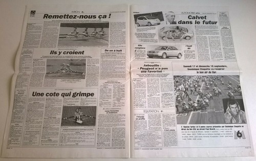 L'EQUIPE N°15.045 du 17/09/1994 -Wenger à la porte/ Ojectif jaune pour les Verts - Picture 5 of 6