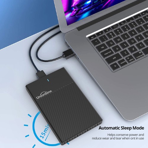 1/3/5 Stück Externe Festplattengehäuse 2,5" USB 3.0 SATA SSD HDD Gehäuse, 5Gbps