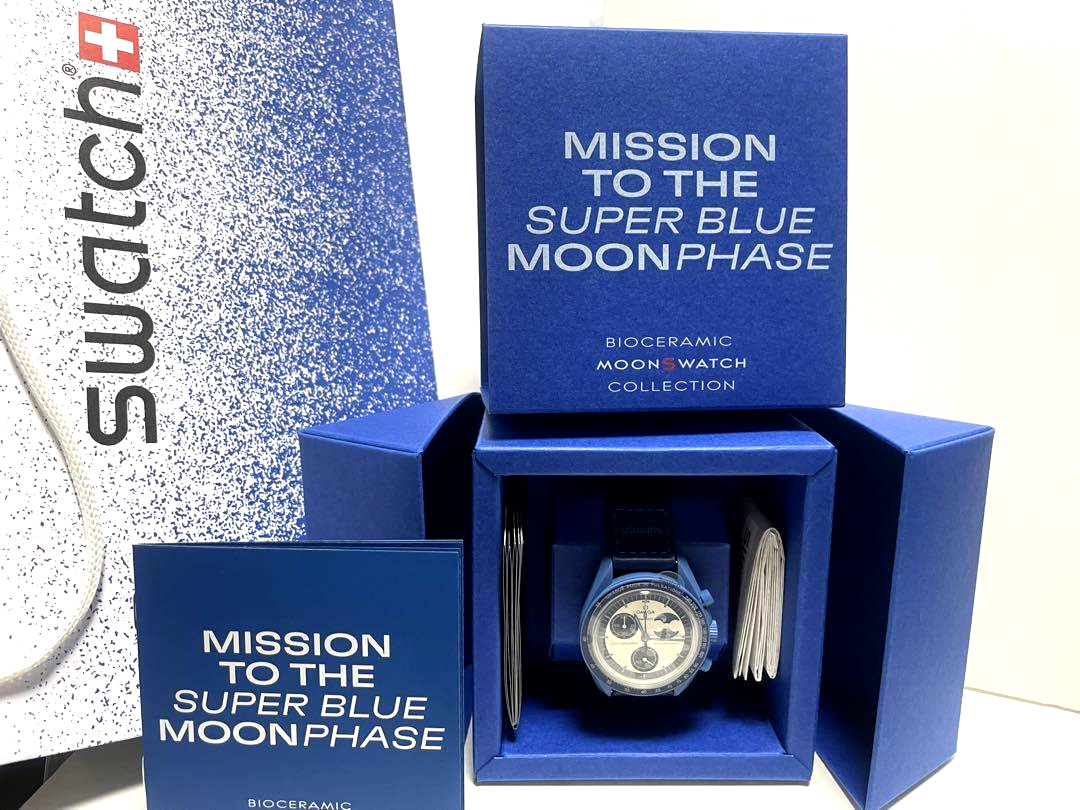 Swatch x Omega Moonwatch Mission to the Super Blue Moon