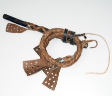 Lederpeitsche Fasnacht Fasching Theater aus weichem Leder sch&ouml;ne Handarbeit #118