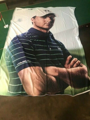 Jordan Spieth Under Armour UA PGA Titleist Fabric 60x84- RARE- NEW! ONLY ONE!
