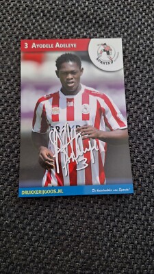 AYODELE ADELEYE # SPARTA / NIGERIA OLYMPIC SILVER SILBER - AUTOGRAMMKARTE (2)