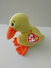 Ty Beanie Babies - Quackers The Duck 1994 4024 RARE 1st EDITION