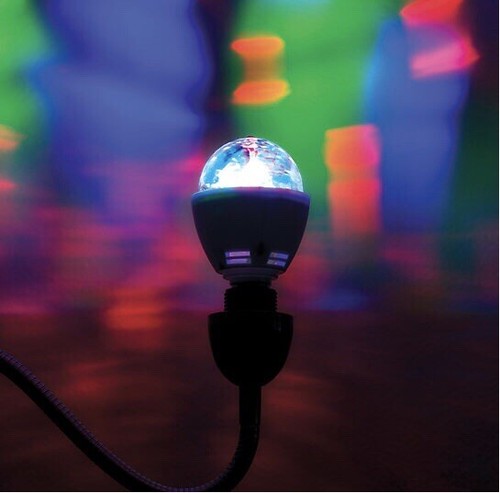 NEW, Sealed Smartgear Disco Spinning LED Party Bulb - Picture 3 of 4