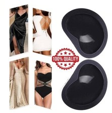 2x Sponge Bra Inserts Self-Adhesive Push-up Breast Pad Sticky Bra Cups for Women