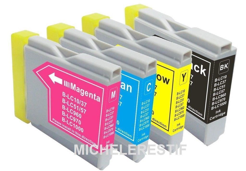 Cartouches d'encre compatible MFC-850CDN pack noir et couleur XL