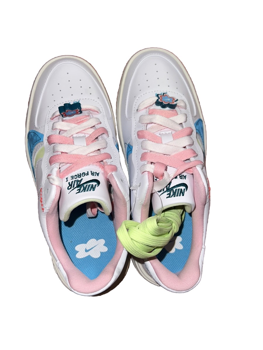 517tNcRorbL._AC_UY900_.jpg Nike Air Force 1 PLT.AF.ORM Low Pastel White Pink Blue DZ5197100 Women\'s 10 NWB main image 1