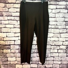 Talbots Brown Classic Slim Fit Dress Pants Size 14 29.5 Inch Inseam