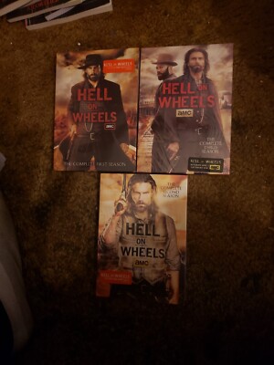 New Sealed Hell On Wheels Seasons 1, 2 And 3 DVD's