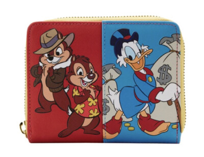 Loungefly Disney Afternoon Cartoons Wallet Darkwing Duck Rescue Rangers NEW HTF