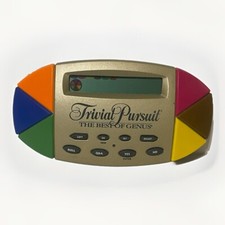 Trivial Pursuit The Best Of Genus Electronic Hand Held Game Hasbro 1997 Tested