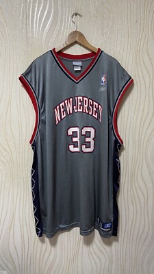 NEW JERSEY NETS BASKETBALL SHIRT JERSEY NBA REEBOK sz 3XL #33