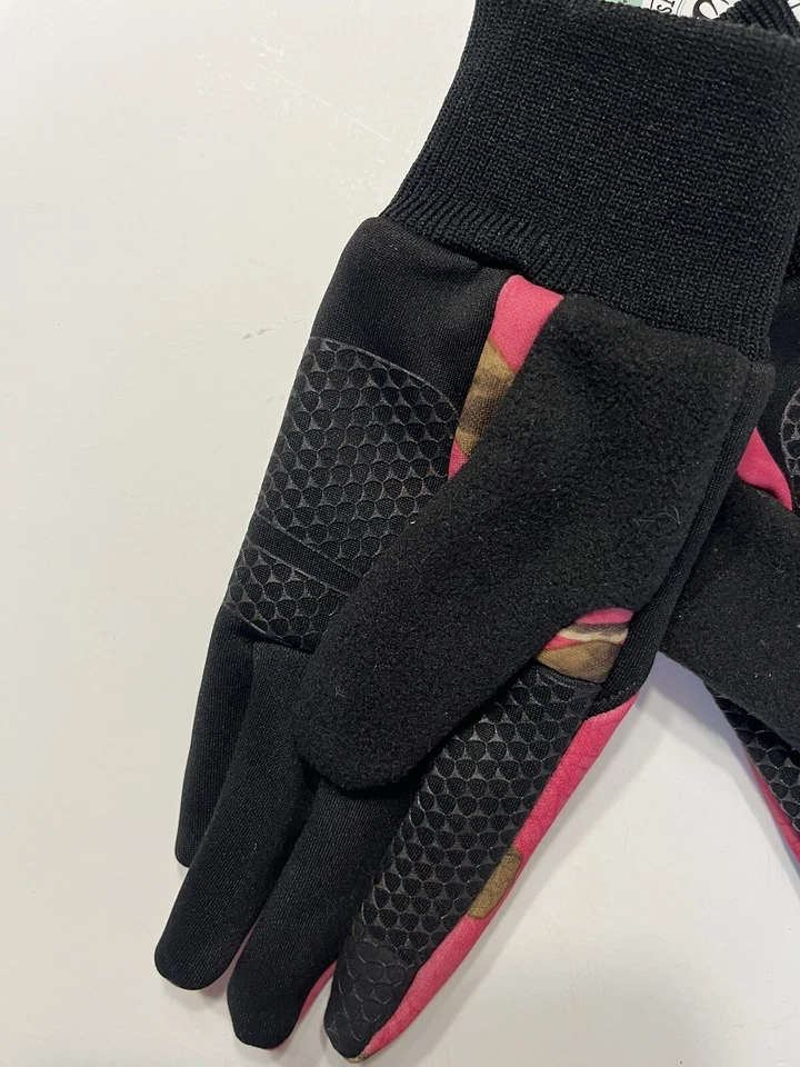 Hot Shot RealTree Mujer’s Guantes Pequeños Rosa Camuflaje Caza Nuevos con Etiquetas Damas Foto 3 de 4