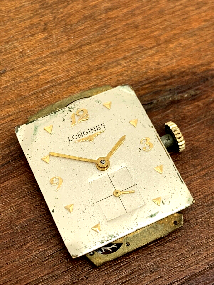 Longines Watch Silver Dial 9LT 17J Swiss Movement 1950's WORKS FOR