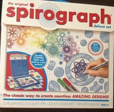 The Original SPIROGRAPH Deluxe Set Create Countless *AMAZING DESIGNS* New Unused