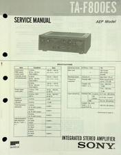Service Manual Sony TA-F800ES