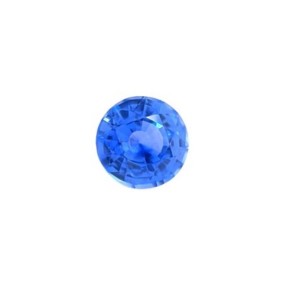 Fine 0.53ct Natural Ceylon Sapphire Vivid CORNFLOWER Blue Round Cut 4.8mm VVS
