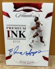 2019-20 Panini Flawless Basketball Premium Ink Elvin Hayes auto/15 #PI-EHY HOF