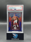 2024 Panini Mosaic Patrick Mahomes Center Stage Blue /99 #18 PSA 9