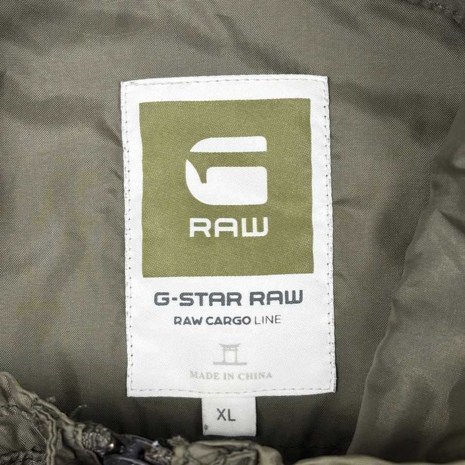 Sobrecamisa de combate G Star Raw Filch para hombre XL verde ligera carga militar nailon Foto 4 de 4