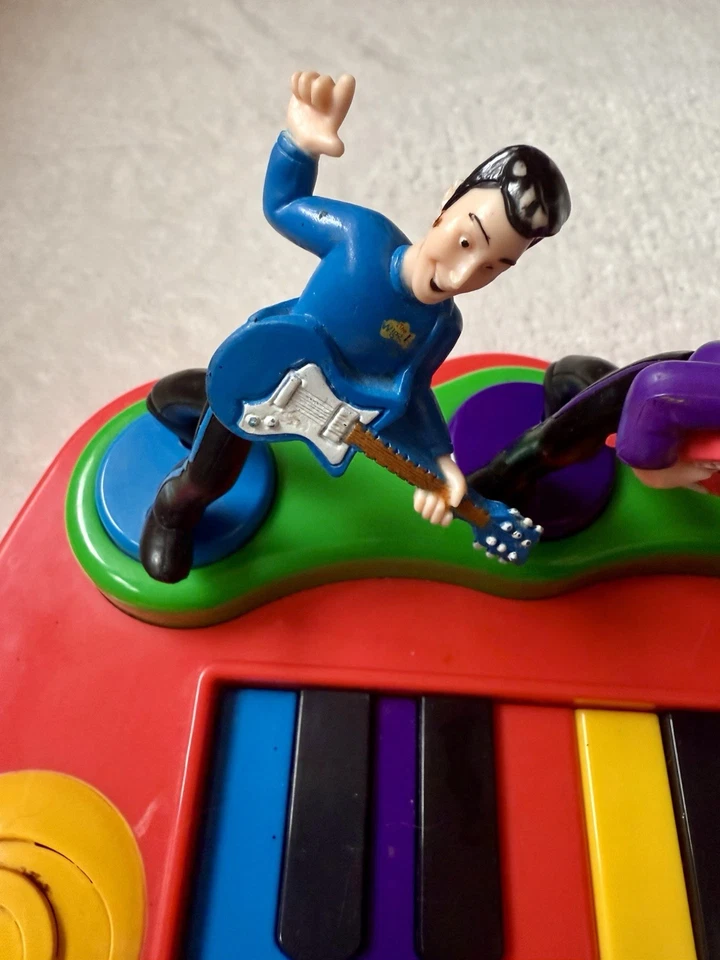 Vintage The Wiggles Interactive Musical Keyboard Piano Toy Songs 2004 WORKS - Image 3 of 4