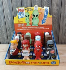 Funko Peek A Boo Pop Ups Lot of 12 W/ Counter Display Box