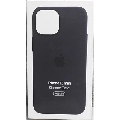 APPLE SILICONE CASE Official iPhone Silicone Case MagSafe for iPhone 13 Mini - Black
