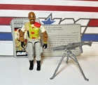 GI Joe Roadblock v2 1986 *100% COMPLETE w/File Card, Near Mint!* Vintage ARAH