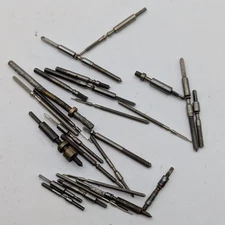 Pocket Watch Case Stems Lot of 25 - Mixed Sizes/Threads - Steel Repair Parts