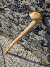 Beautiful Birch Wood Shillelagh Walking Stick Lightweight Ball Handle Cane 