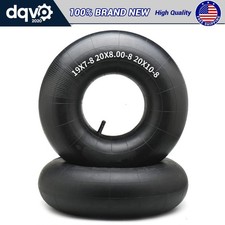 2pack 20x10-8 20x8.00-8 20x8x8 Lawn Mower Inner Tubes Tr13 Straight Valve