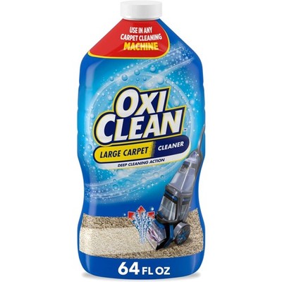 Large Carpet Cleaner Liquid Solution for Steam Cleaning Machines, 64 fl oz