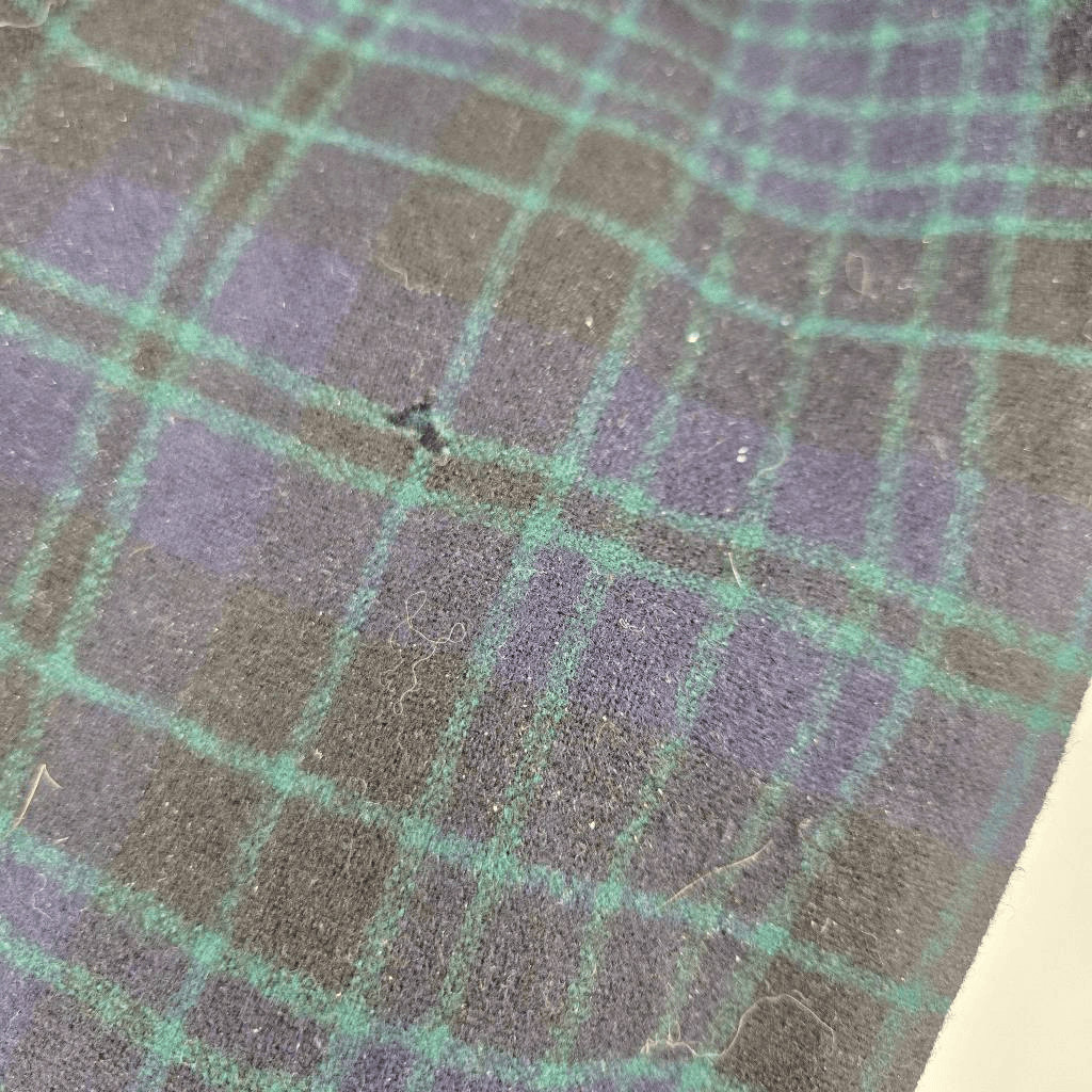 Pendleton Wool Plaid Robe Size Medium Vintage Gre… - image 8