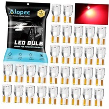 30 Pack 194 Led Bulb Acrylic 168 Led DC 12V Interior Dome Lights for 194 Red