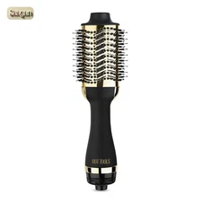 Professional 24K Gold Hot Air Brush: Smooth, Voluminous Blowouts Effortlessly