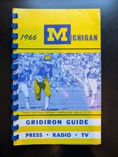 1966 Michigan Gridiron Guide