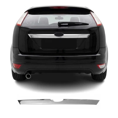 Garniture de Hayon Coffre pour Ford Focus II 2008-2011 acier inox - Photo 1/4