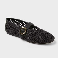 Women Sia Knit Woven Mary Jane Flats - Universal