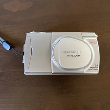 Olympus Camedia D-510 2.1MP Compact Digital Camera 3x Zoom Silver Works