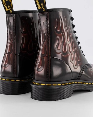 Dr Martens 1460 Inferno Arcadia Cherry R. Leather Boots/Size US6M-7W/NWB/MSRP135 Dr Martens 1460 Inferno Arcadia Cherry R. | Mercari main image 4