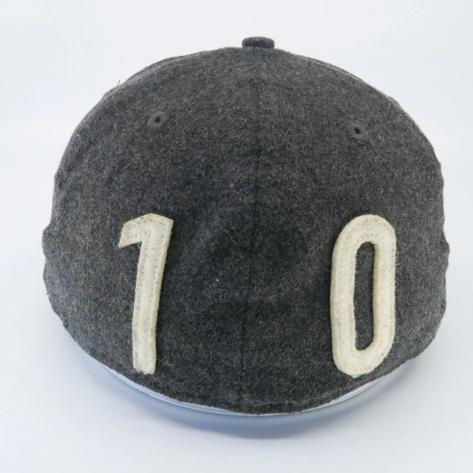10.Deep Wool 59FIFTY Hat Men's 7 1/2 Gray USA Flag 10 Deep Logo - Image 3 of 4