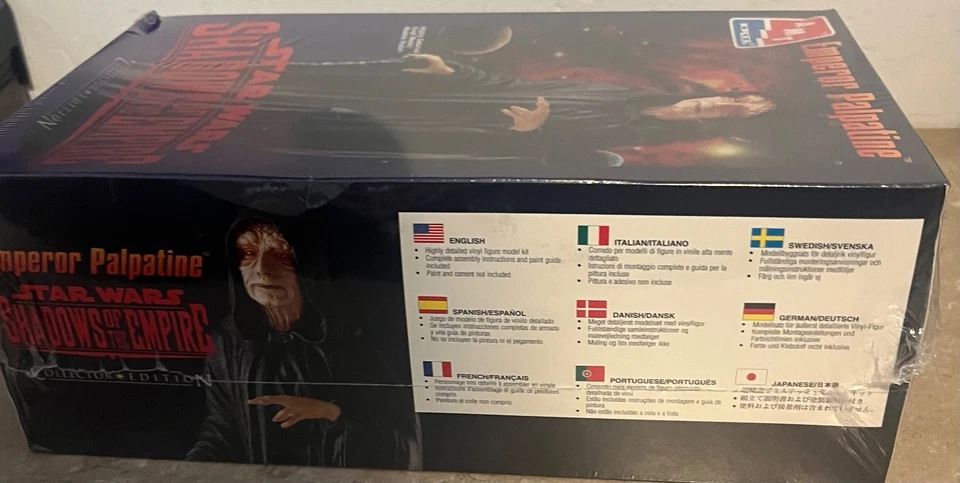 Star Wars Emperador Palpatine, kit modelo AMT/Ertl, SELLADO, 1996 Foto 2 de 4