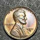1931s Lincoln Wheat Small Cent RB Bronze Business Strike Coin