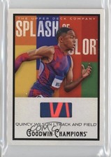 2025 Upper Deck Goodwin Champions Splash of Color Memorabilia Quincy Wilson 2v8