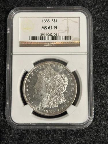 1885 Morgan Dollar - NGC MS-62 PL Proof Like