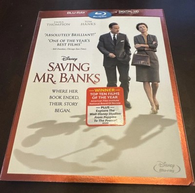 Saving Mr. Banks (Blu-ray + Digital) Tom Hanks Walt Disney RARE OOP NEW SEALED