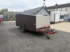 Enclosed Car Transporter Trailer 13ft X 5’5” 1500kg Winch New Galv Ramps L@@K