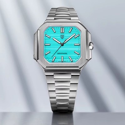 37MM PAGANI DESIGN Quartz Luxury Men's Watch 50M Waterproof Diver Stainless NEW