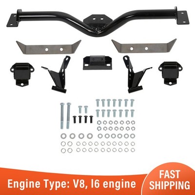 For 1955-1957 Chevy 210 150 V8 Belair Nomad Engine Transmission Mount Kit 3/4''